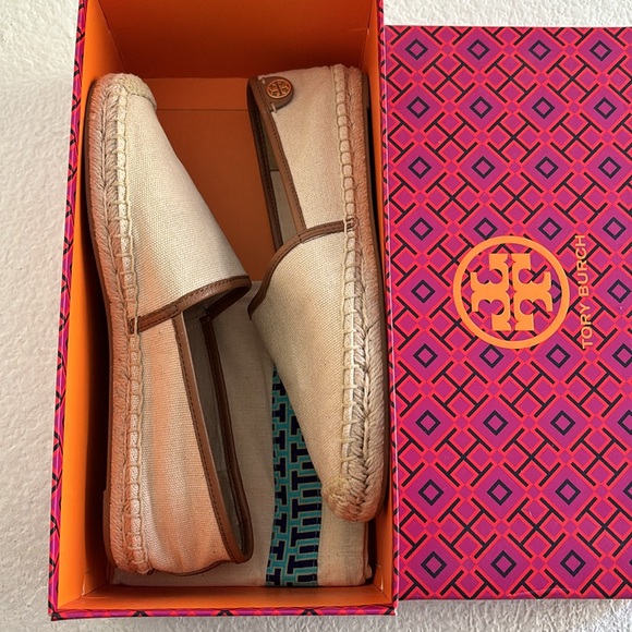 Tory Burch Canvas Flat Espadrille NWT - Picture 6 of 9